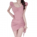 Ladies  Slim Dress, Summer Women Temperament Solid